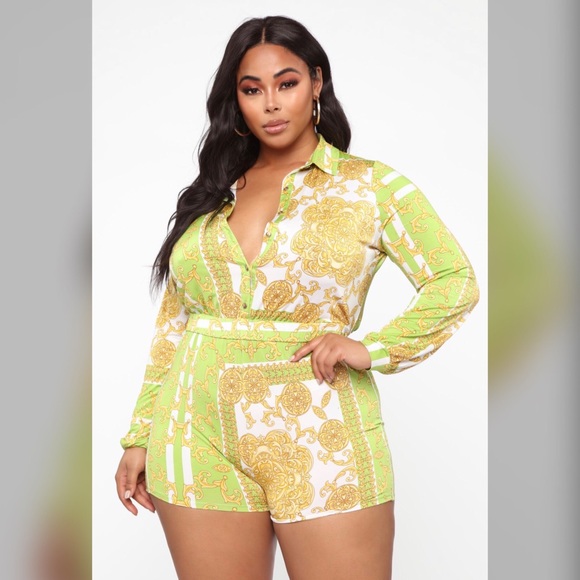 Fashion Nova Pants - Plus size Fashion Nova romper size 3x
